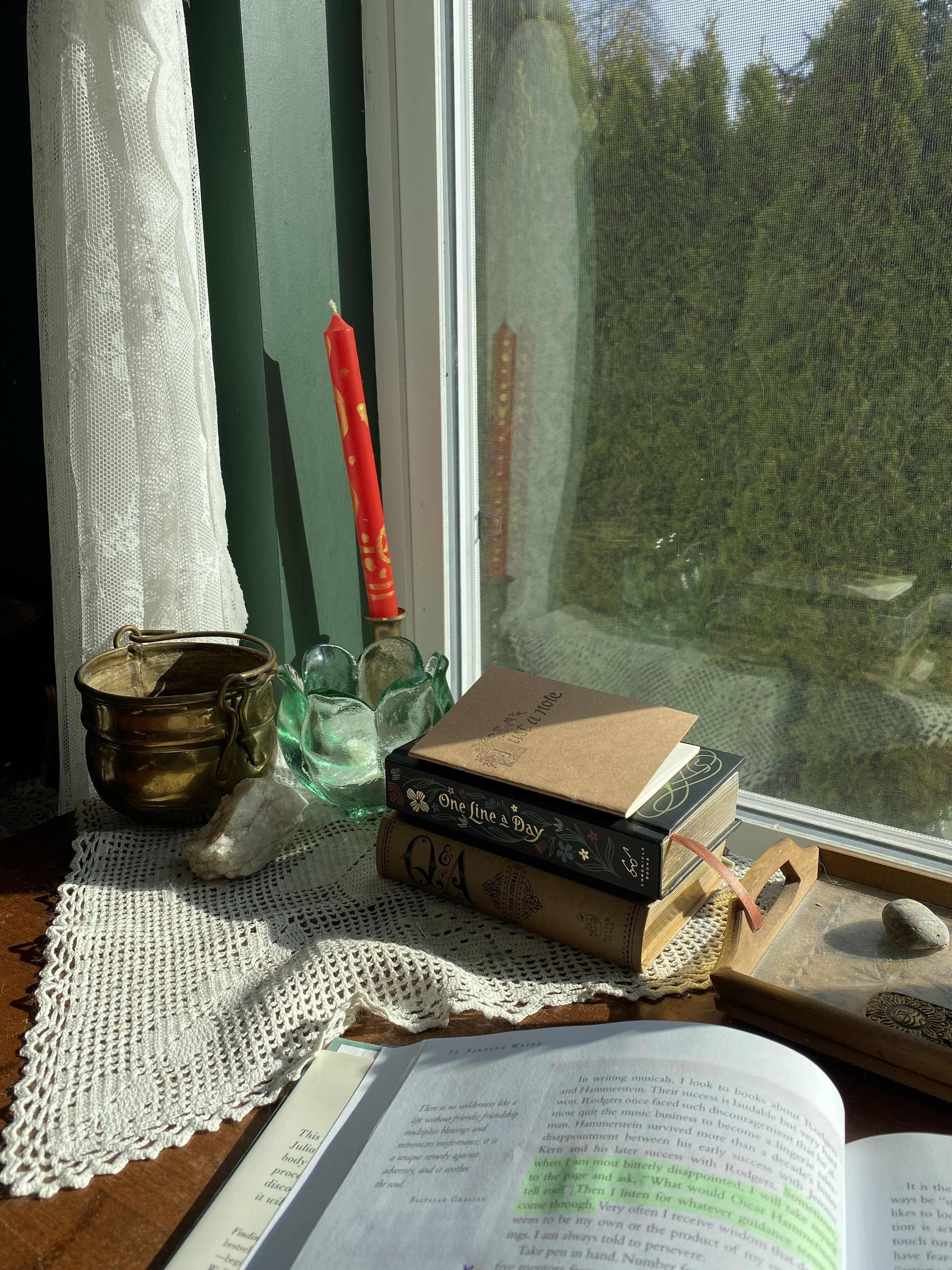 Finishing the first draft on a snow-filled evening